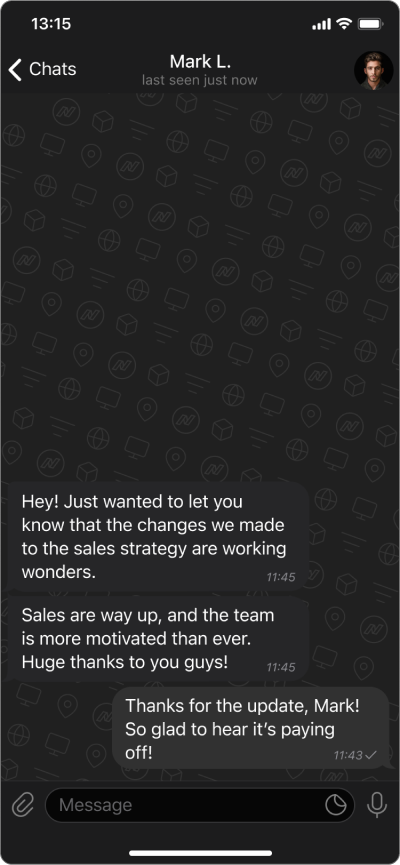 Client conversation 6